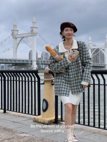 连衣裙小香风连衣裙miu少女