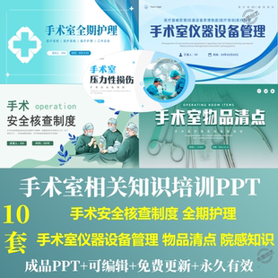 手术室安全核查制度物品清点仪器设备管理PPT手术室全期护理ppt