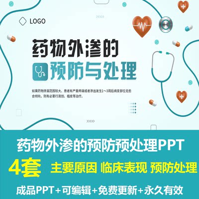 药物外渗的预防与处理PPT成品课件外渗主要原因临床表现预防处理