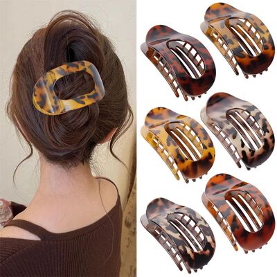 Flat Claw Clips Korean Style Acetic Acid Hair Clip Hair Acce