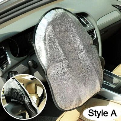 Car Steering Wheel Sun Shade Double Thick Sun Protection Fol