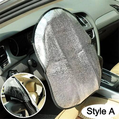 Car Steering Wheel Sun Shade Double Thick Sun Protection Fol