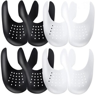 4Pcs Crease Protector Shoe Anti Crease Bending Crack Toe Cap