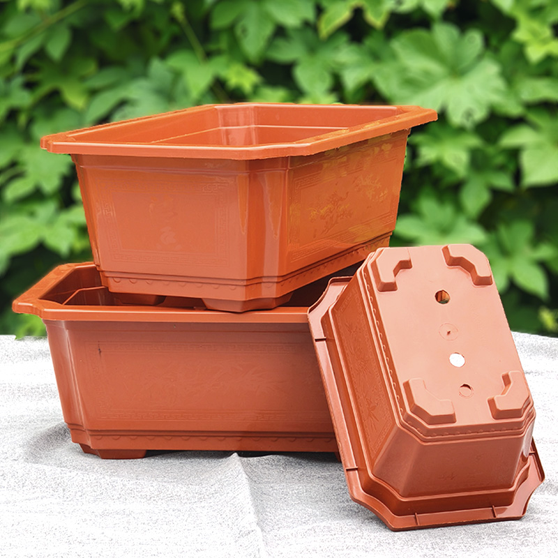 长方形花盆加厚耐用大号简约透气