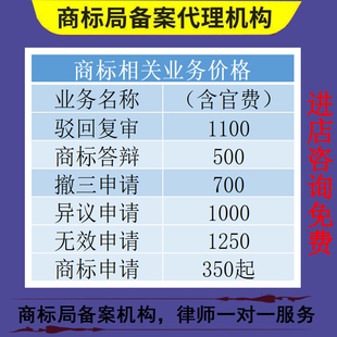 商标复审/驳回复审/商标驳回/商标驳回复审/商标注册撤三异议无效