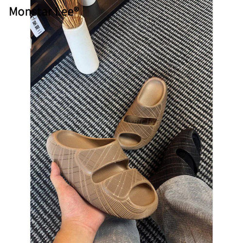 Monstar leeMonstar lee拖鞋男款夏季潮牌外穿休闲室内居家一字拖