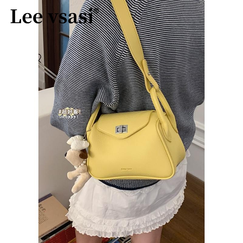 Lee vsasi韩国小众腋下包包女2025新款潮春季时尚荔枝纹菜篮子包