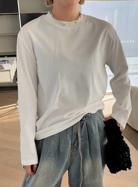 秒发爆款女装2026早春款14301 T恤简约百搭棉圆领打底衫B10