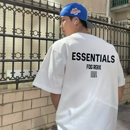小众潮牌美式FOGREKK短袖T恤男