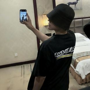 短袖 FOG 情侣半袖 ESSENTIALS字母小众潮牌纯棉宽松男士 T恤 REKK