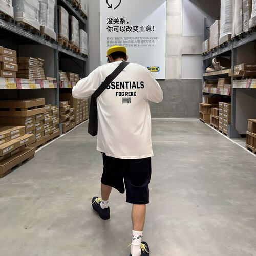 ESSENTIALS小众潮牌长袖T恤男