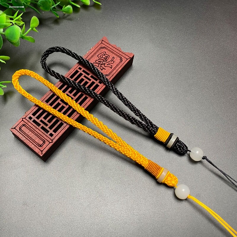 粗款手腕绳子文玩把件挂绳diy手工编织细手把件挂绳子
