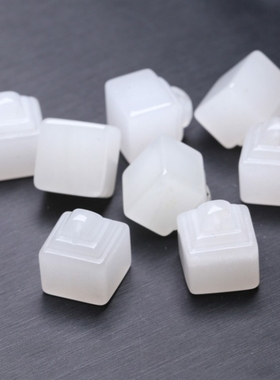 送朋友创意品收藏古风玉髓秤砣挂件手工DIY玉石