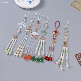 汉服压襟挂饰旗袍配饰挂件古风流苏装饰吊坠古装胸前禁步挂坠盘扣