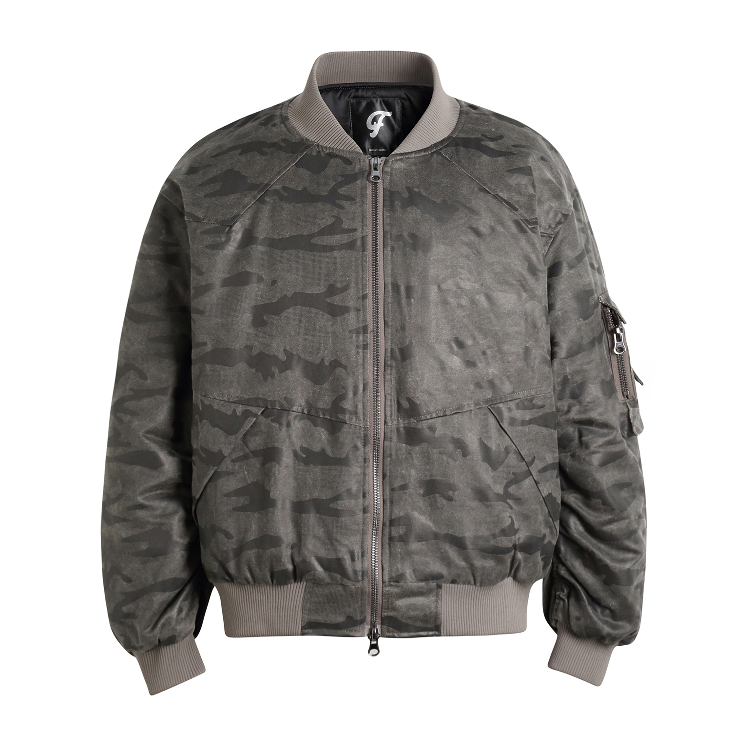 GOS暗纹迷彩棉服BOMBER