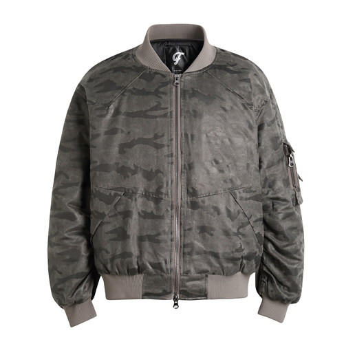 GOS暗纹迷彩棉服BOMBER