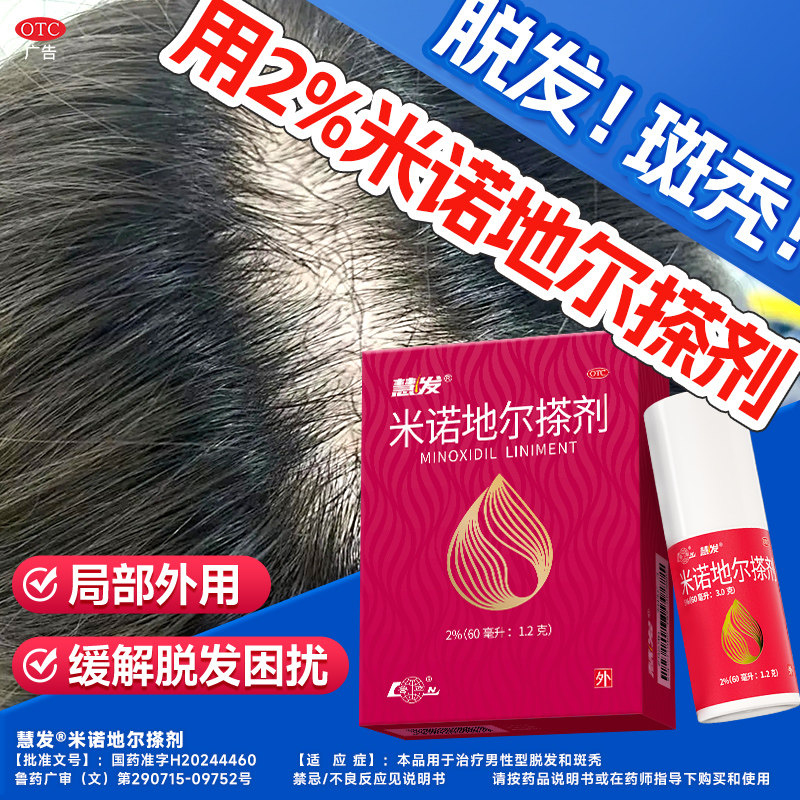 [鲁南]米诺地尔搽剂2%*60ml*1瓶/盒图片
