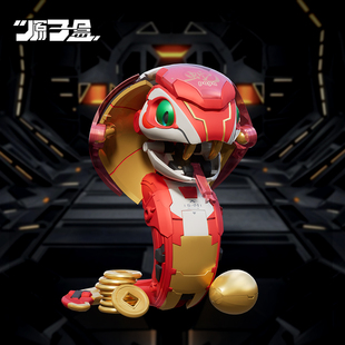 新品原子盒小蛇papa变形手办潮玩模型原创设计十二生肖