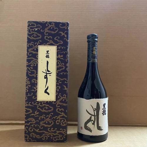 日本清酒 黑龙雫取大吟酿 黑龙酒造 盒装 720ml