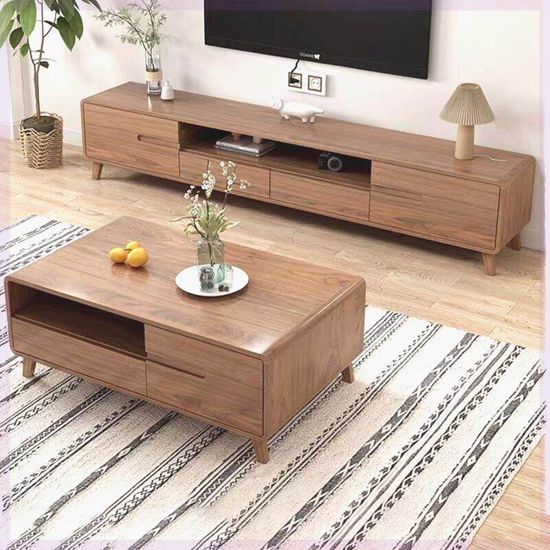 新款电视柜茶几组合套装小户型客厅家用现代简约落地卧室电视机柜