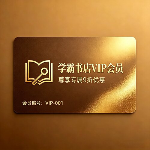 学霸书店VIP会员卡享受9折优惠
