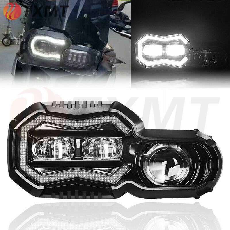适用宝马F700GS/F800GS/ADV/R改装近远光日行灯LED透镜大灯总成