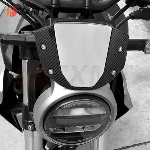 适用本田CB150R CB250R CB300R改装挡风玻璃 导流罩 前风挡风镜