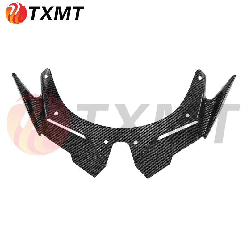 适用新款川崎ZX-4RRR ZX-25R改装下唇鸟嘴定风翼鲨鱼鳍进风翼