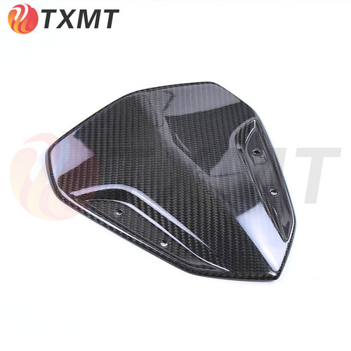 适用YAMAHA 雅马哈 NVX155 摩托车改装风挡碳纤维配件 前挡风板