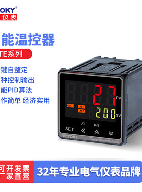 东崎TE-F版高精度工业智能数显温控仪器PID温度控制器电子温控仪