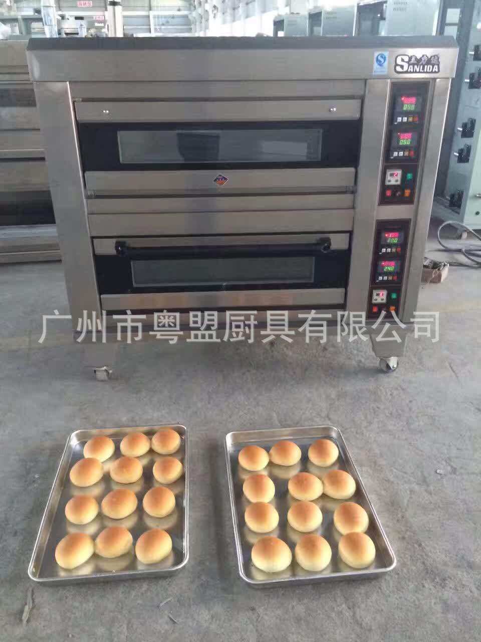 烤箱三力达YSL-4BS大型两层四盘燃气烤炉面包月饼烘炉烘焙设备