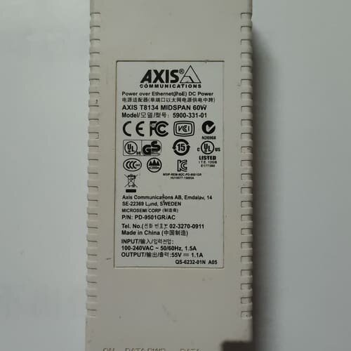 议价安讯士AXIS T8134 60W，T8133 30W千兆P可维修
