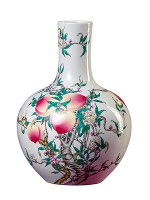 景德镇陶瓷器大花瓶手绘