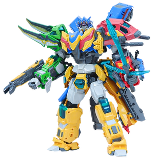 新品变形联盟3玩具之越空勇者五合体儿童男孩汽车变形机器人套装