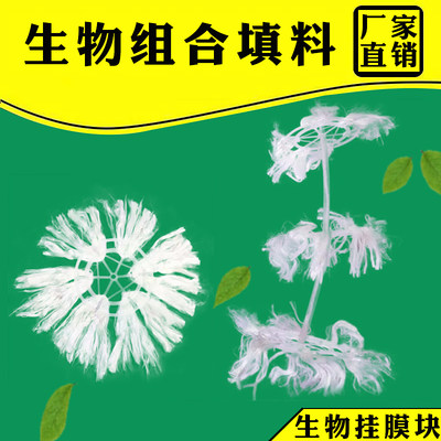 组合填料生物挂膜培菌加密半软性挂绳污水处理厂好氧厌氧池填充料