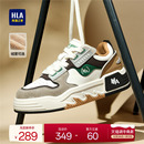 海澜之家男鞋 耐磨百搭加绒休闲鞋 新款 潮流拼接厚底板鞋 冬季 HLA