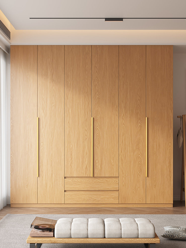 全实木橡木定制衣柜全新2024流行家庭卧室主卧室一门到四门或六门