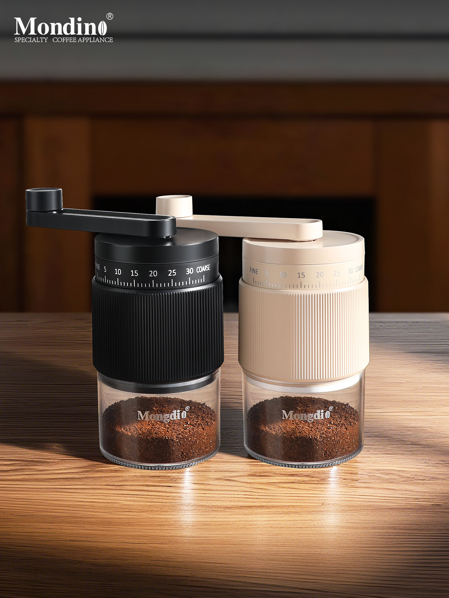 手摇磨豆机家用小型便携咖啡豆研磨机手动咖啡研磨器手冲磨粉器具