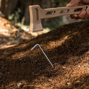 户外露营天幕帐篷多功能轻量化地钉锤便携榔头塑料PE迷你锤子工具