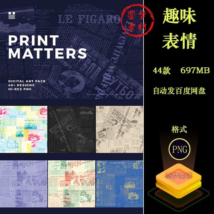 复古民国英文新闻旧报纸拼贴图案包装印刷封面JPG高清图片素材