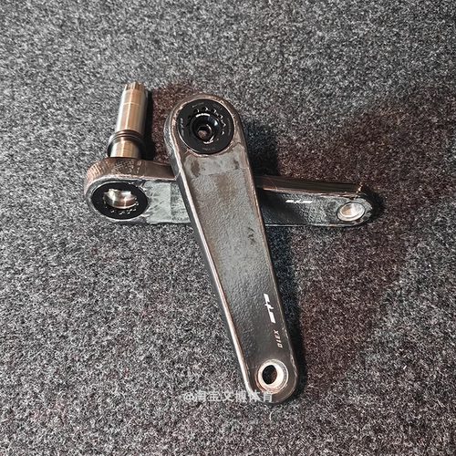 Elilee XXE碳曲柄 超轻24轴心 xcadey功率盘爪公路车sigeyi套装