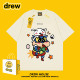 Drew 小白超人百搭宽松T恤 卡通可爱短袖 house蜡笔小新联名款 夏季