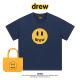 Drew笑脸美式 纯棉短袖 潮牌贾斯丁比伯同款 T恤休闲百搭宽松情侣款