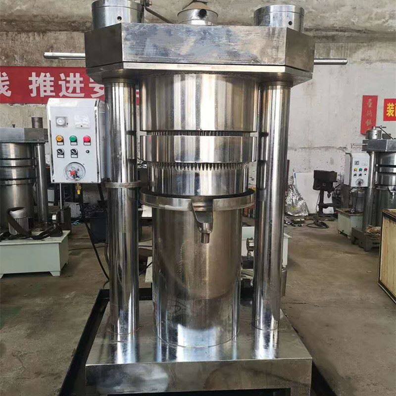 核桃油液压压榨机 商用立式芝麻香油机 椰蓉冷榨液压榨油机