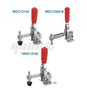 快速夹钳 垂直压紧式 法兰底座WDC12140/12142/12502-B短实心压把