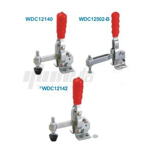快速夹钳 垂直压紧式 法兰底座WDC12140/12142/12502-B短实心压把