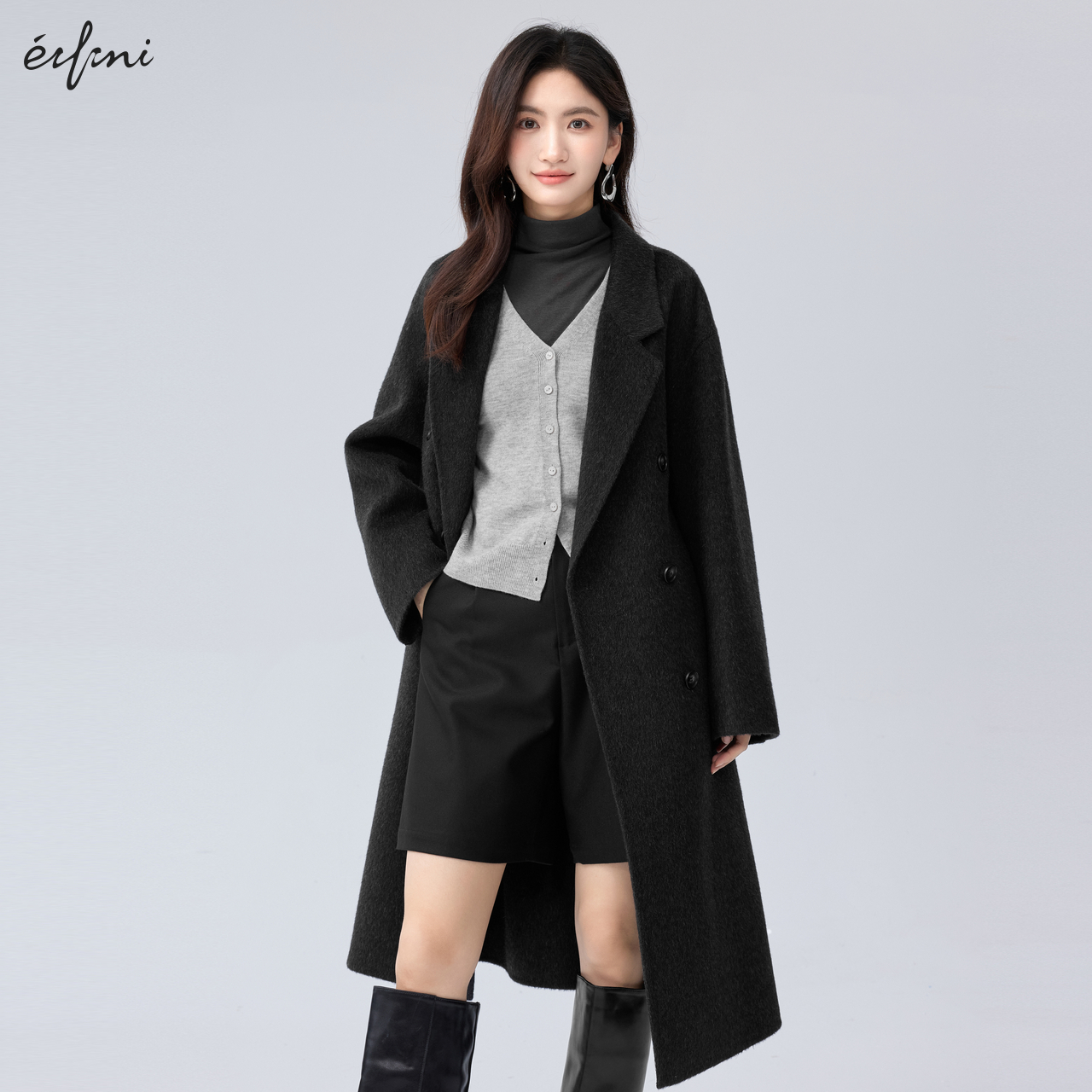 伊芙丽毛呢外套1FA971282W