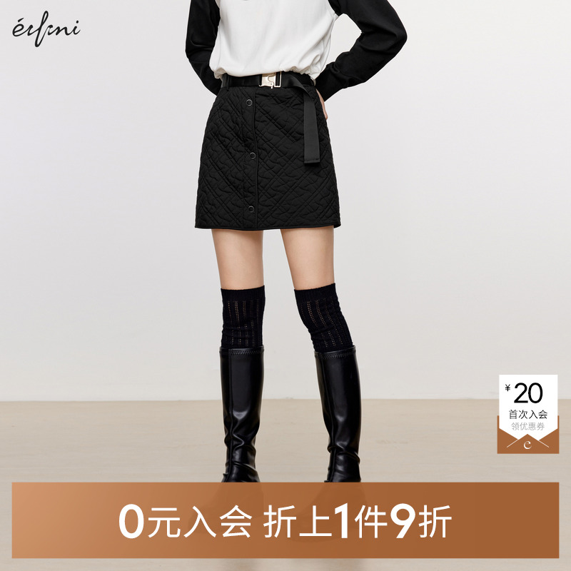 【0元入会1件9折】伊芙丽outlets店梭织半裙1EA142161