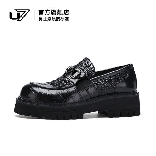 u7休闲皮鞋厚底增高舒适亲肤