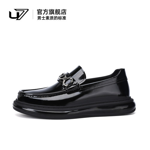 u7商务休闲皮鞋头层牛皮男皮鞋